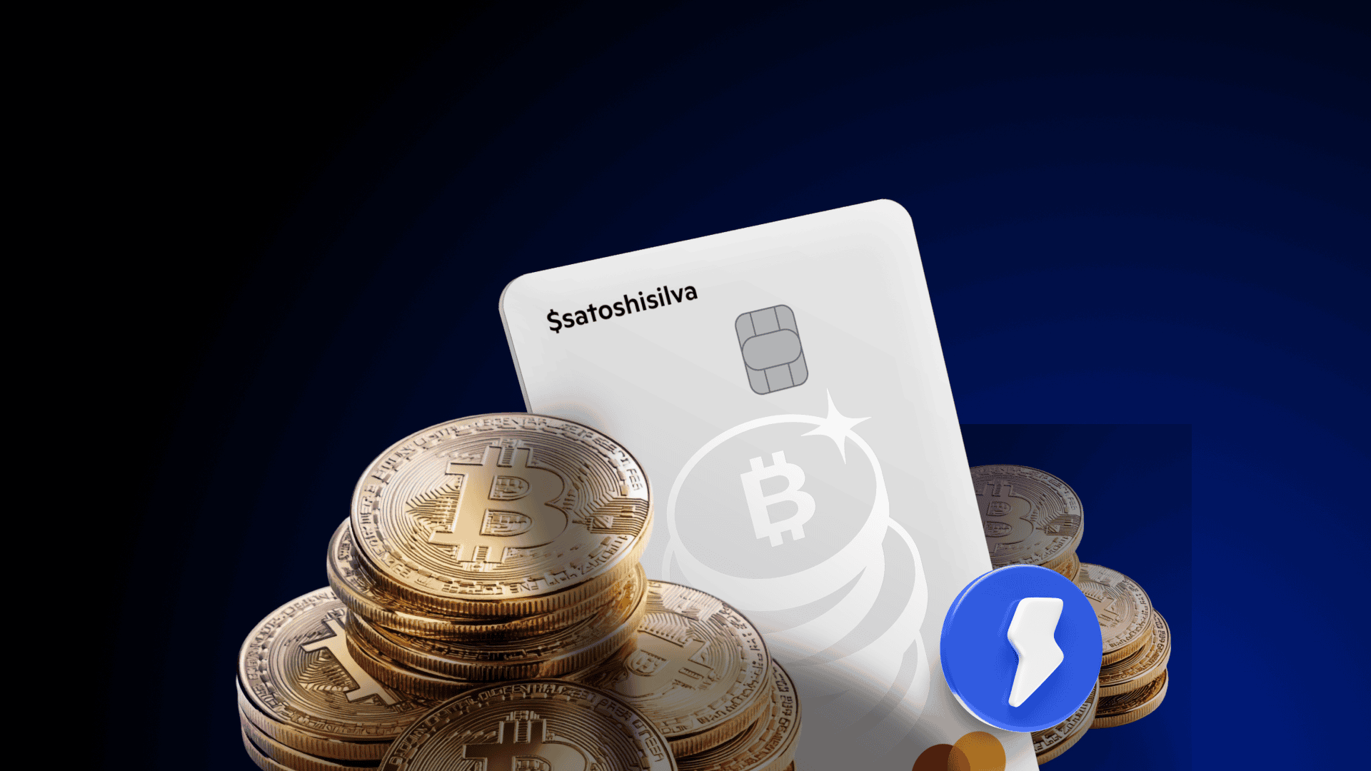 Tela do app Bipa mostrando compra de Bitcoin com cartão de crédito